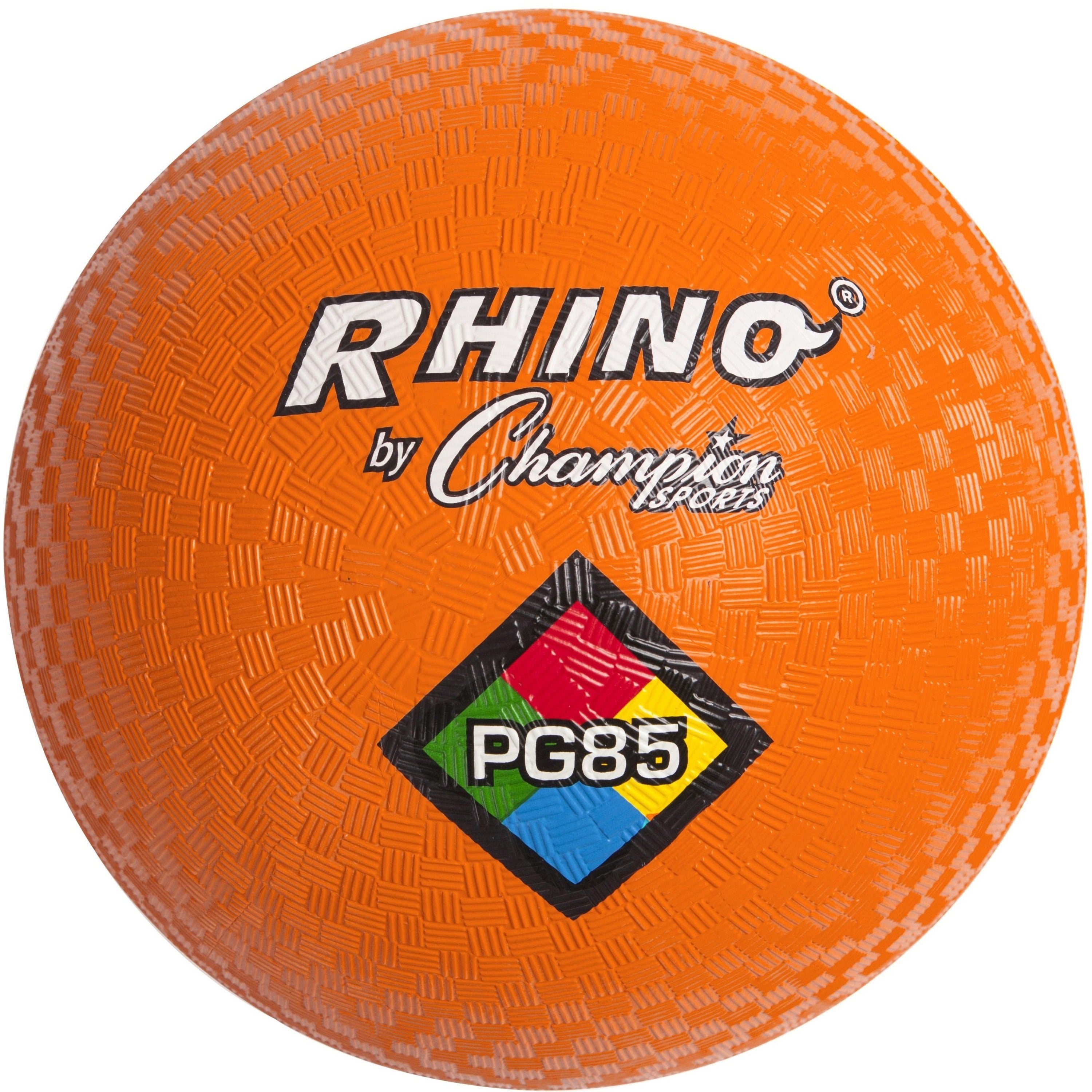 Champion Sports Playground Ball - 8.50" - Nylon - Orange - 1 Each - 