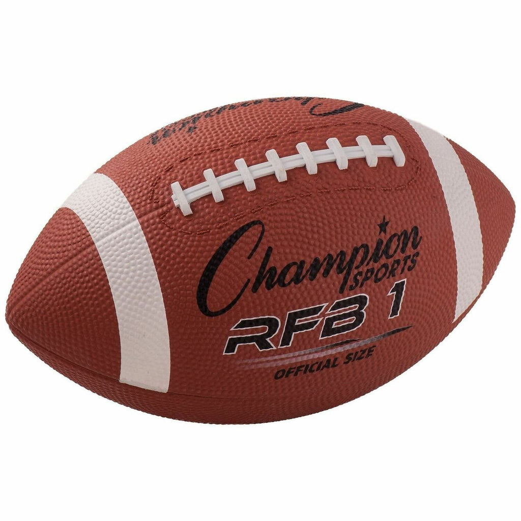 Rubber Sports Ball, Football, Official NFL, No. 9 Size, Brown