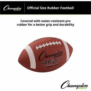 Rubber Sports Ball, Football, Official NFL, No. 9 Size, Brown