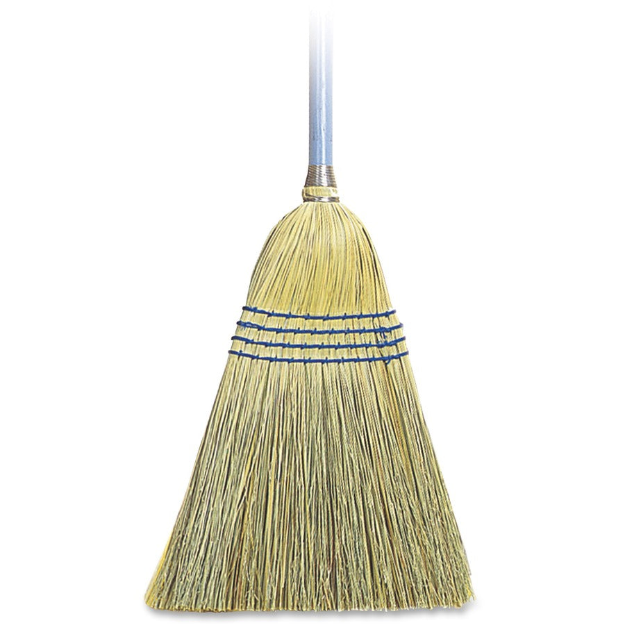 genuine-joe-light-duty-broom-corn-fiber-bristle-lacquered-wood-handle-1-each-natural_gjo12002 - 3