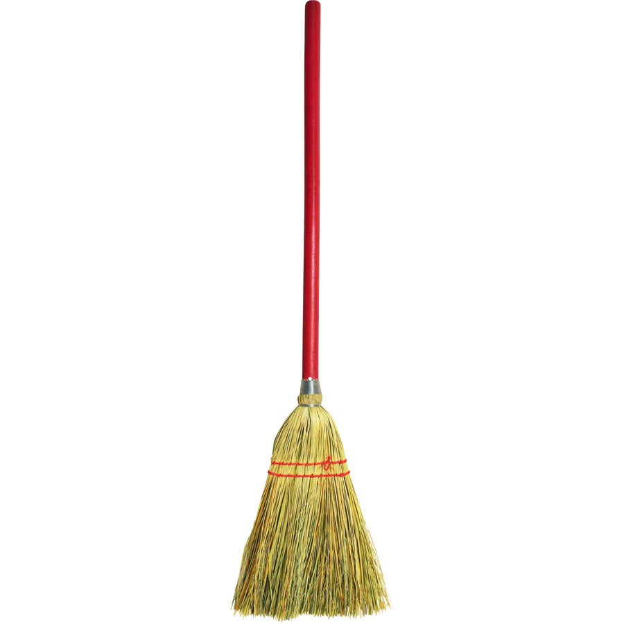 genuine-joe-lobby-broom-34-handle-length-wood-handle-1-each-natural_gjo12501 - 2