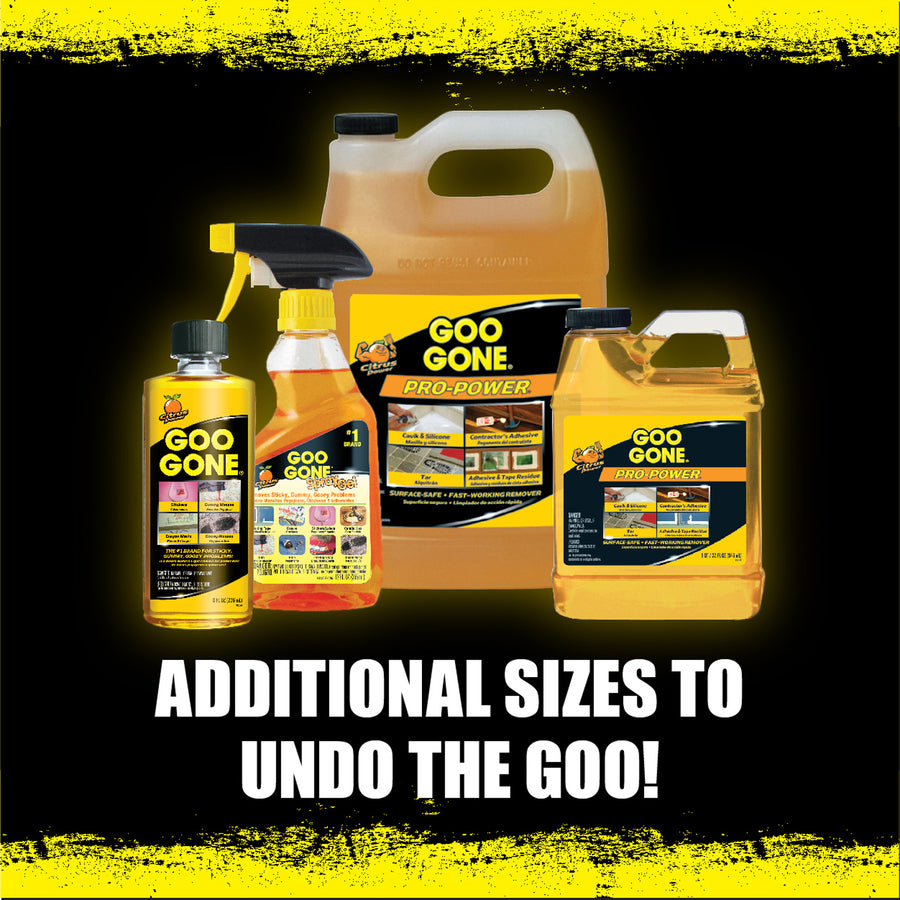Goo Gone Spray Gel - 12 oz (0.75 lb)Bottle - 6 / Carton - Non-drip - Orange