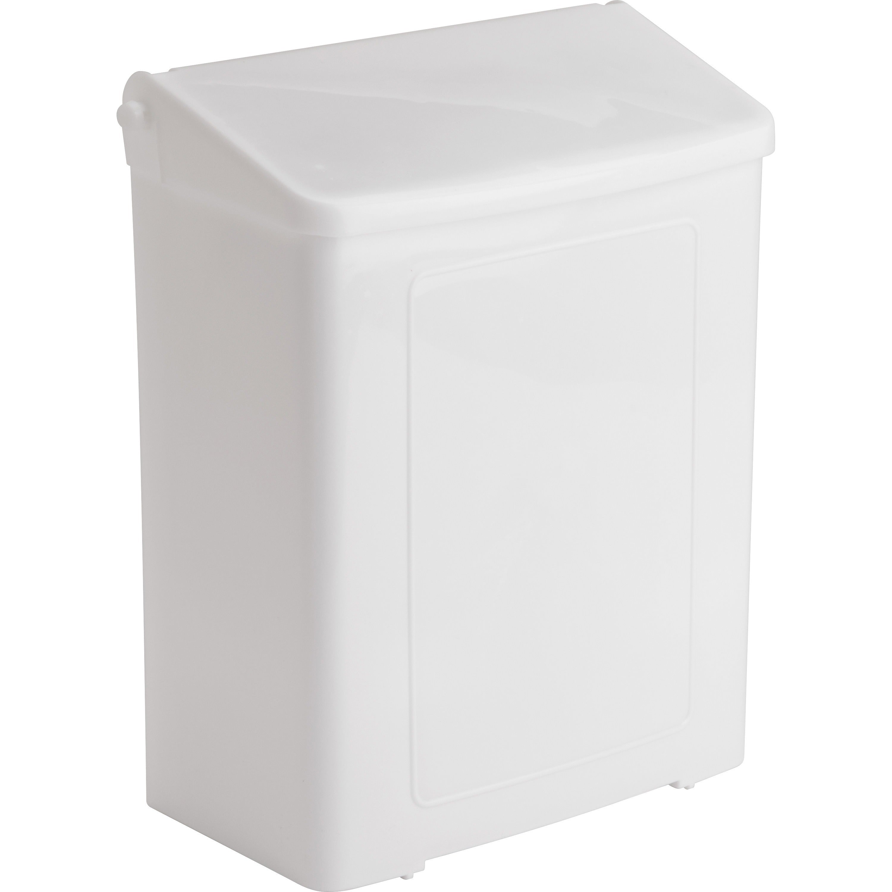 safe-use-sanitary-napkin-receptacle-wall-mountable-106-height-x-9-width-x-46-depth-plastic-white-1-each_imp1102 - 1