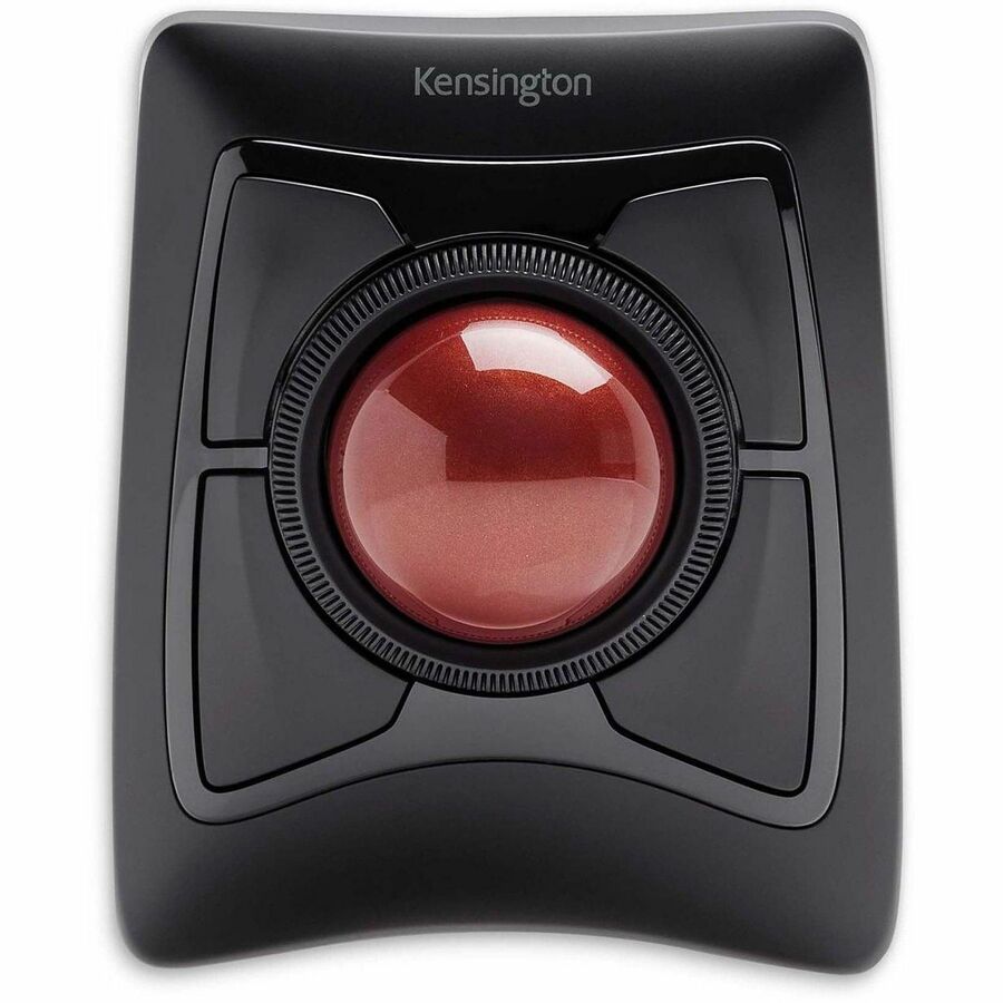 Expert Mouse Wireless Trackball, 2.4 GHz Frequency/30 ft Wireless Range, Left/Right Hand Use, Black