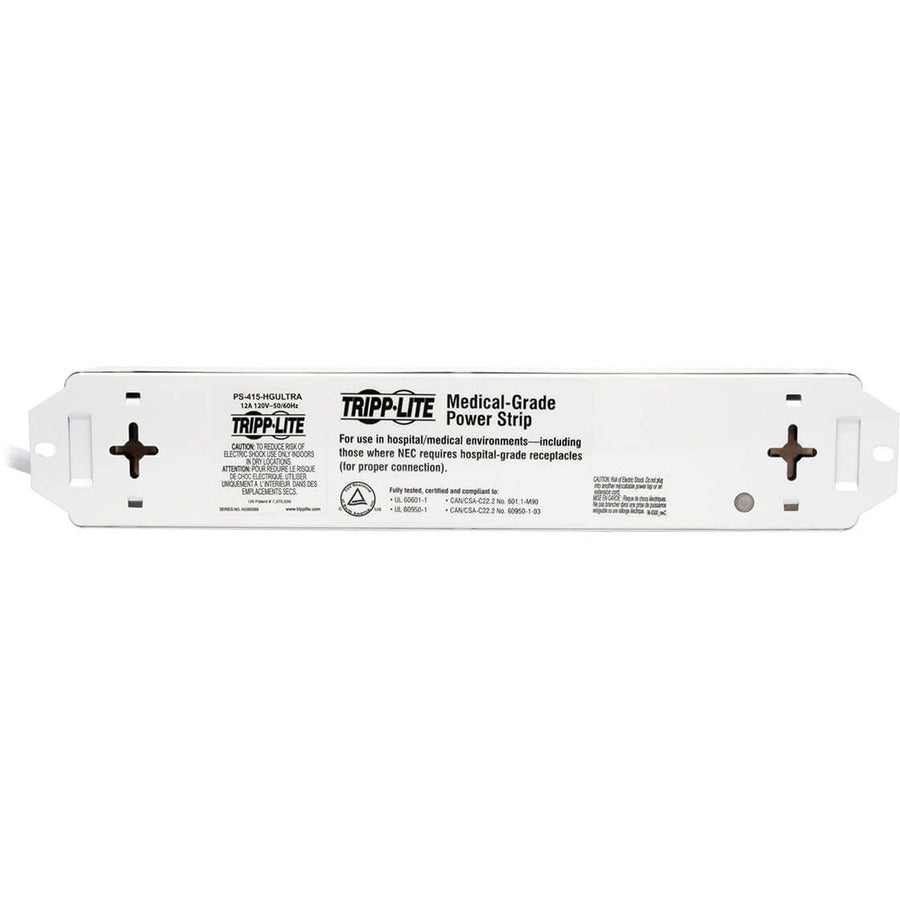 tripp-lite-by-eaton-safe-it-ul-60601-1-medical-grade-power-strip-for-patient-care-vicinity-4x-15a-hospital-grade-outlets-safety-covers-6-ft-cord-nema-5-15p-hg-4-x-nema-5-15r-hg-6-ft-cord-15-a-current-120-v-ac-voltage-external_trpps406hgultra - 4