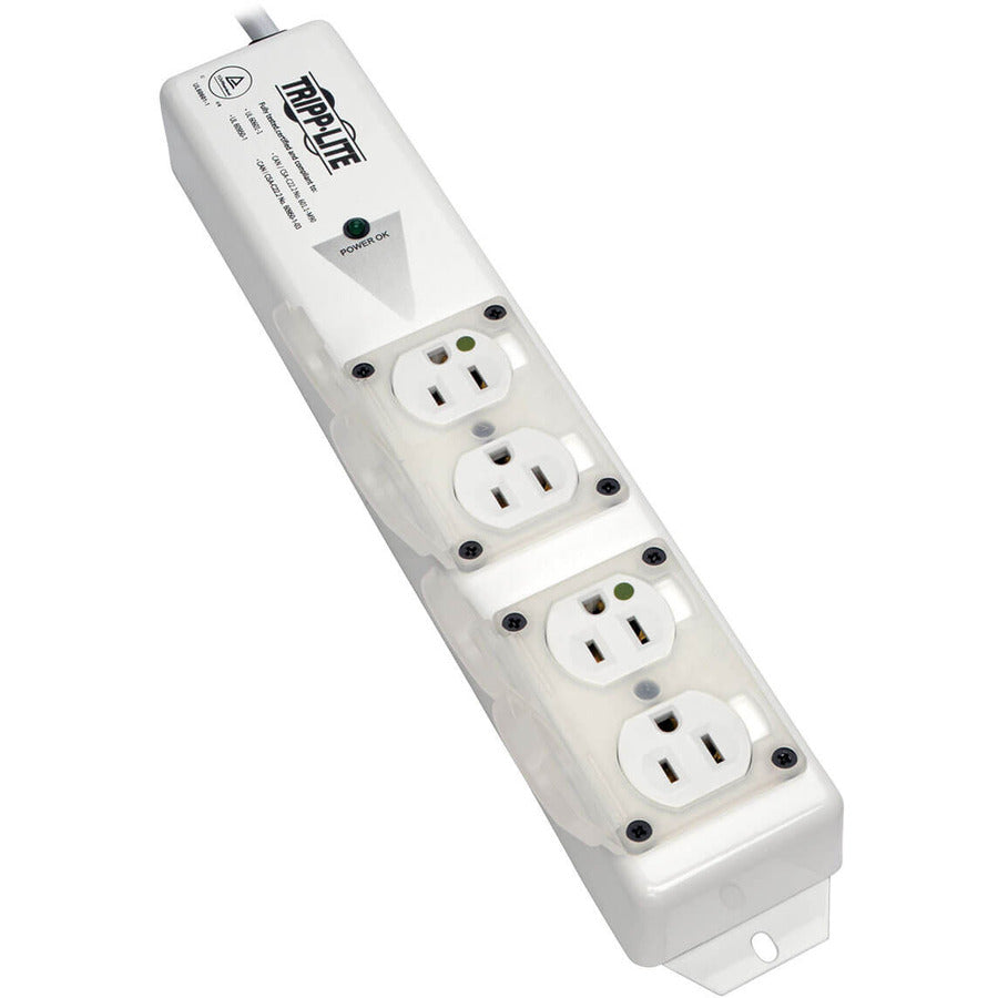 tripp-lite-by-eaton-safe-it-ul-60601-1-medical-grade-power-strip-for-patient-care-vicinity-4x-15a-hospital-grade-outlets-safety-covers-6-ft-cord-nema-5-15p-hg-4-x-nema-5-15r-hg-6-ft-cord-15-a-current-120-v-ac-voltage-external_trpps406hgultra - 3