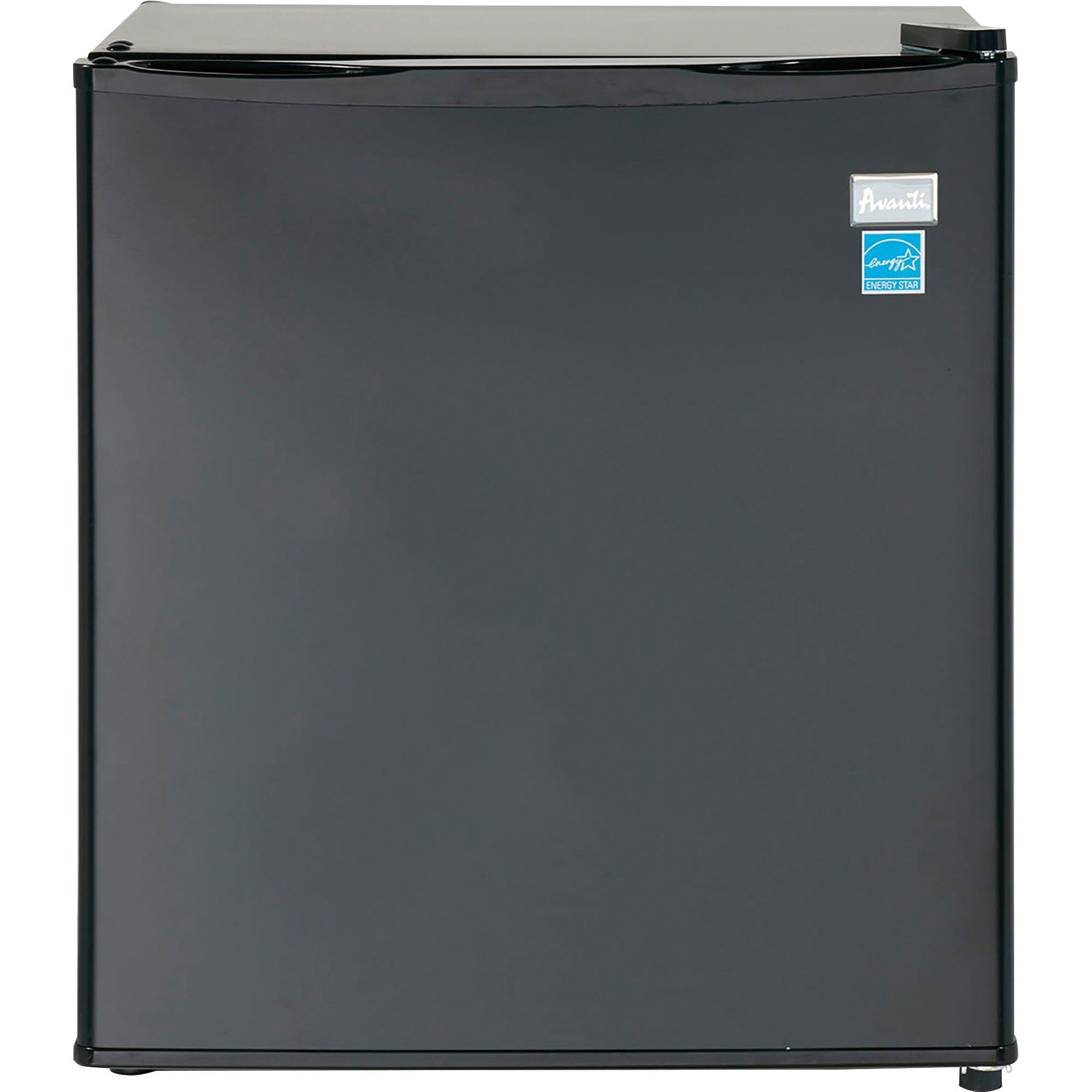 Avanti AR17T1B 1.70 Cubic Foot Refrigerator - 1.70 ft - Auto-defrost - Auto-defrost - Reversible - 1.70 ft Net Refrigerator Capacity - Black