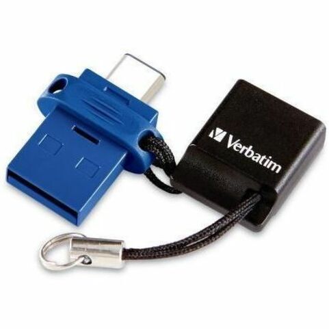 Store n' Go Dual USB 3.0 Flash Drive for USB-C Devices, 32 GB, Blue