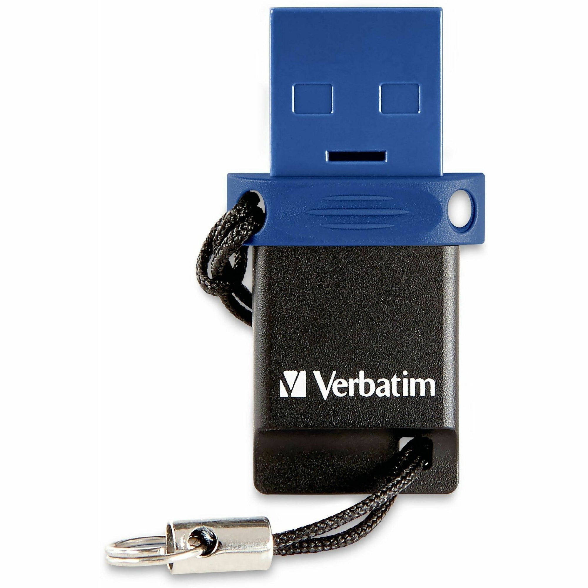 Store n' Go Dual USB 3.0 Flash Drive for USB-C Devices, 32 GB, Blue