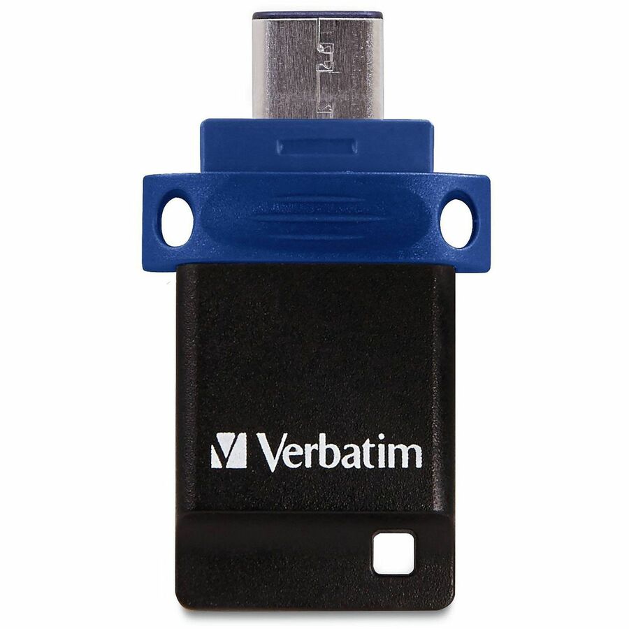 Store n' Go Dual USB 3.0 Flash Drive for USB-C Devices, 32 GB, Blue