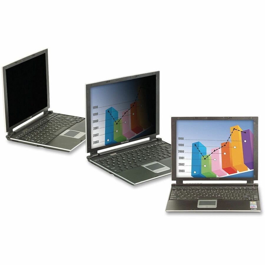 Frameless Blackout Privacy Filter for 15.6" Widescreen Laptop, 16:9 Aspect Ratio