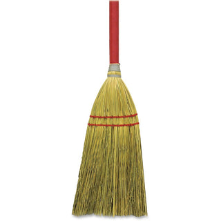 Genuine Joe Lobby Broom - 24" Handle Length - Wood Handle - 12 / Carton - Natural