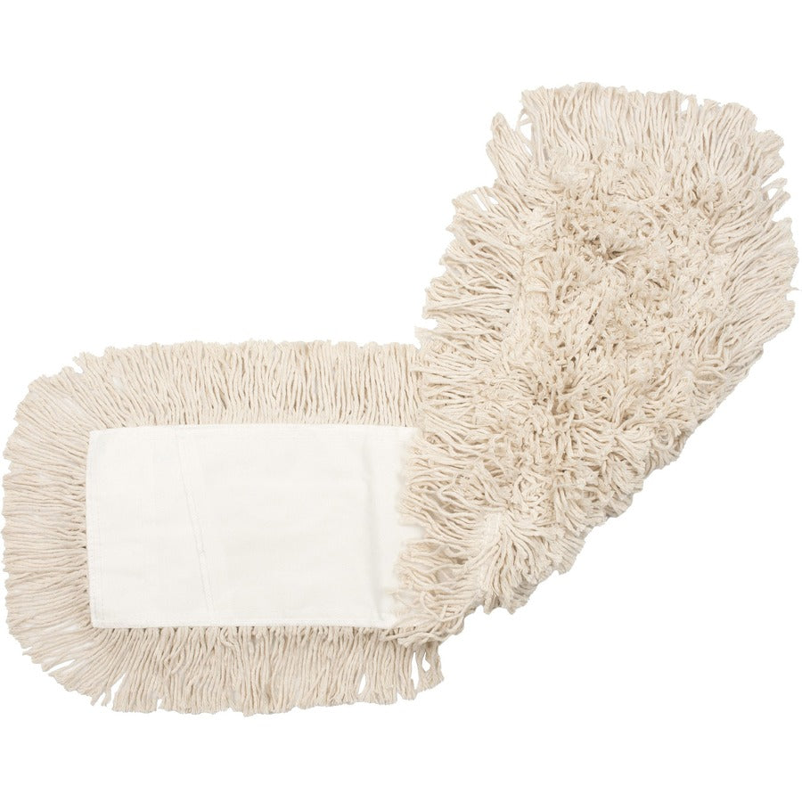 genuine-joe-disposable-dust-mop-refill-5-width-x-18-length-cotton-12-carton_gjo18500ct - 2