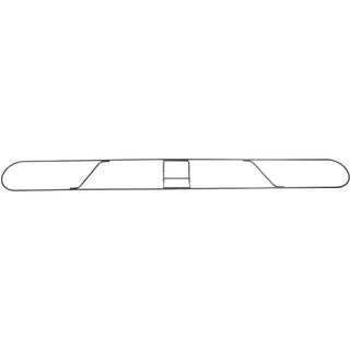 Genuine Joe Clip-on Long Dust Mop Frame - Rust Resistant, Clip, Galvanized - Metallic - 1 Each
