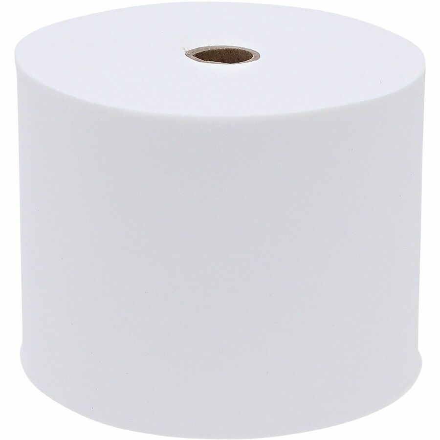 Genuine Joe Solutions Double Capacity Bath Tissue - 2 Ply - 1000 Sheets/Roll - 0.71" Core - White - Virgin Fiber - Embossed, Chlorine-free - For Bathroom - 36 / Carton