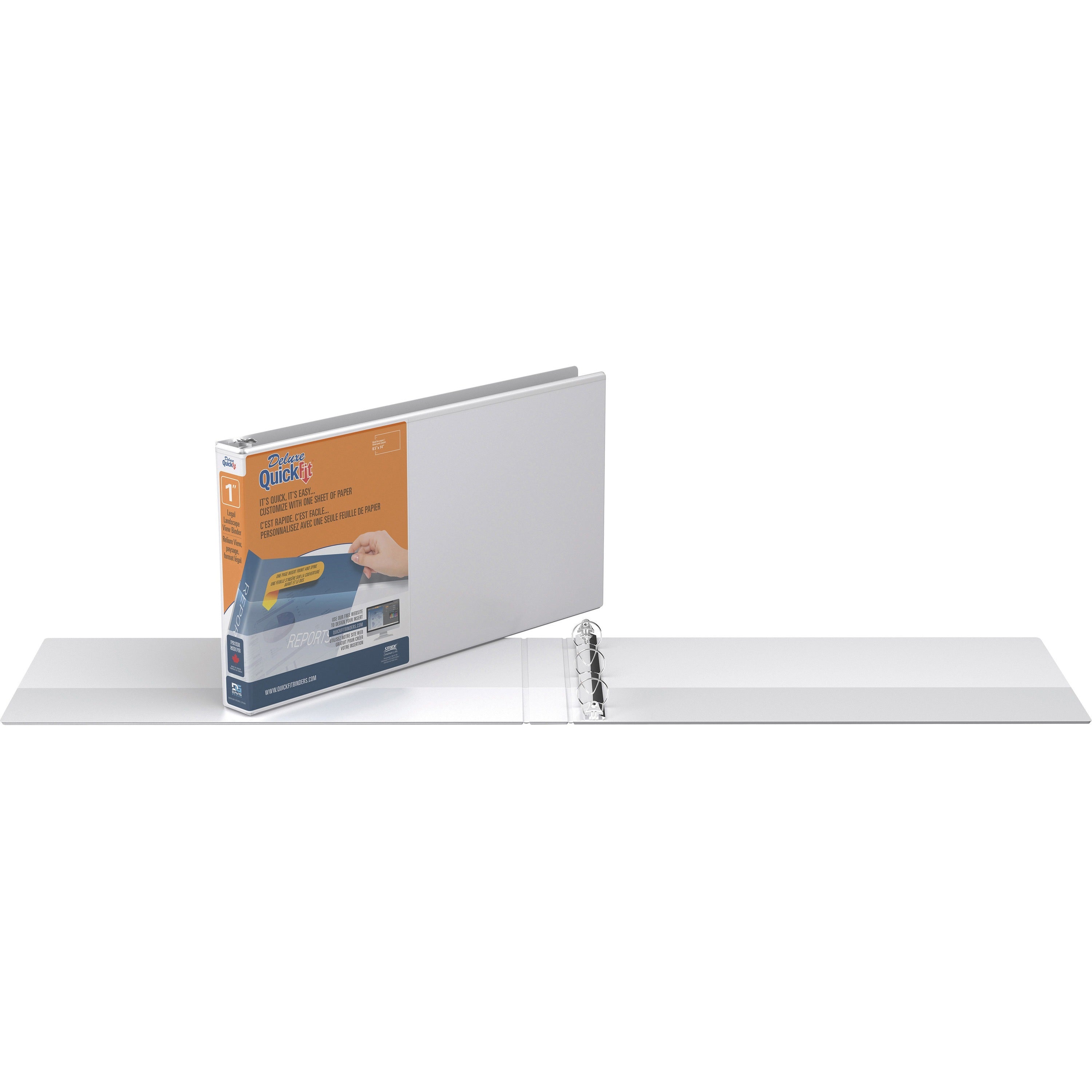 quickfit-ledger-binder-1-binder-capacity-legal-8-1-2-x-14-sheet-size-200-sheet-capacity-round-ring-fasteners-2-internal-pockets-polypropylene-white-recycled-spine-ink-transfer-resistant-locking-ring-heavy-duty-exposed-r_stw95010l - 1