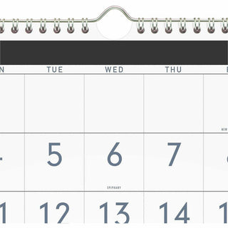 Three-Month Reference Wall Calendar, Contemporary Artwork/Formatting, 12 x 27, White Sheets, 15-Month (Dec-Feb): 2023 to 2025