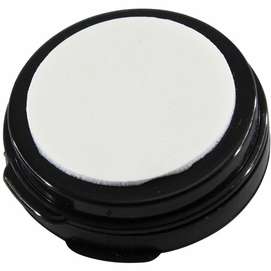 SICURIX Adhesive Fingerprint Ink Pads - 12 / Carton - 0.5" Height x 1.5" Width x 1.5" Depth - Black Ink - Black