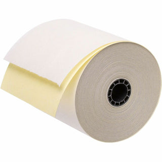 Business Source 2-part Carbonless Cash Register Rolls - 3" x 90 ft - 50 / Carton - Sustainable Forestry Initiative (SFI) - White