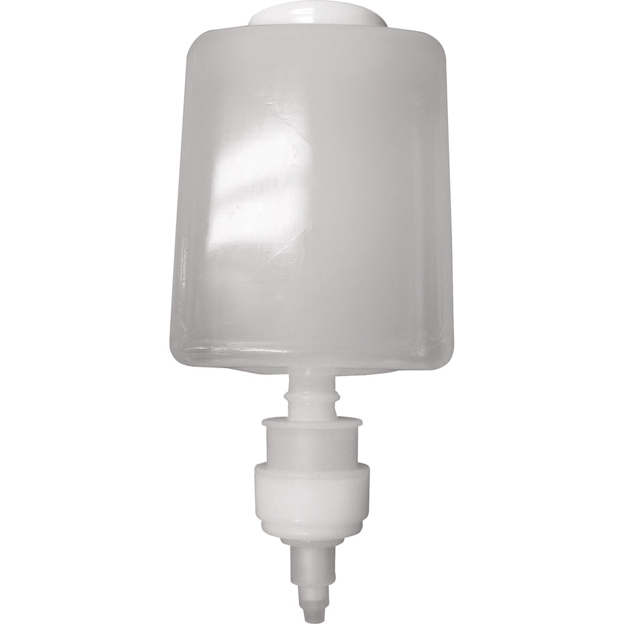 genuine-joe-foam-eeze-foam-soap-dispenser-manual-106-quart-capacity-refillable-site-window-durable-white-gray-12-carton_gjo08950ct - 5
