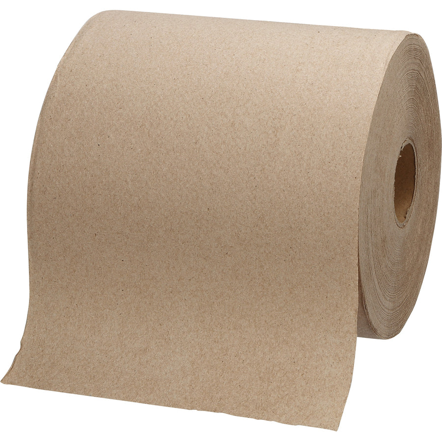 genuine-joe-embossed-hardwound-roll-towels-788-x-1000-ft-2-core-kraft-absorbent-embossed-designed-for-restroom-6-carton_gjo22800 - 2