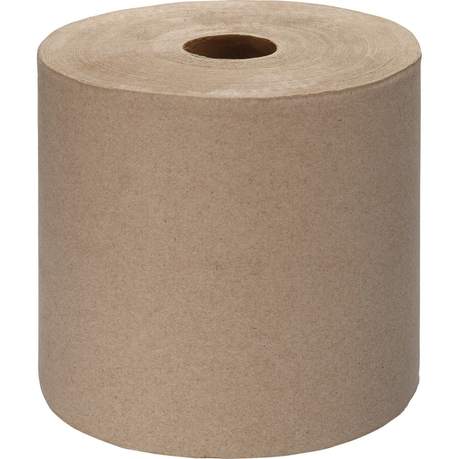 genuine-joe-embossed-hardwound-roll-towels-788-x-1000-ft-2-core-kraft-absorbent-embossed-designed-for-restroom-6-carton_gjo22800 - 3