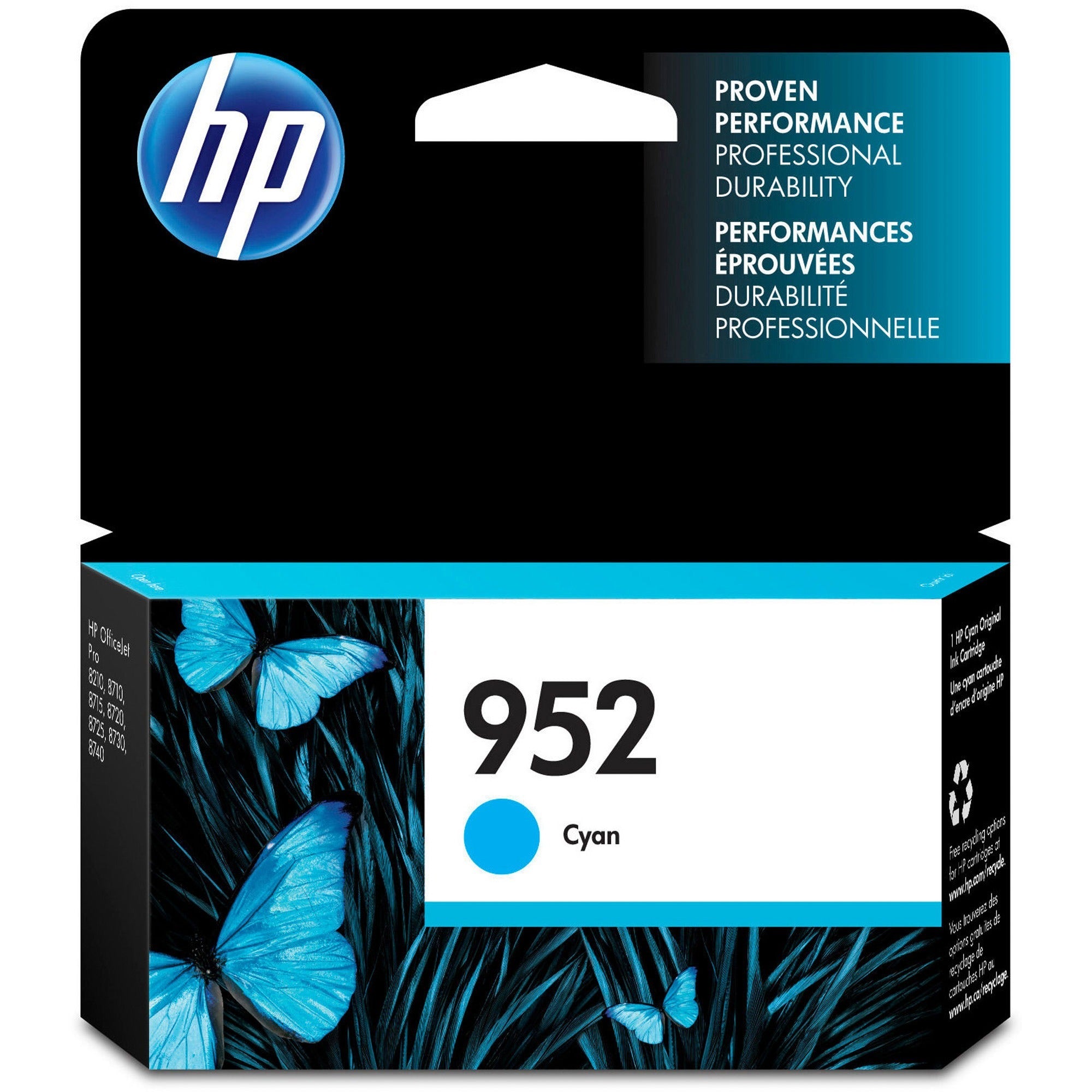 HP 952, (L0S49AN) Cyan Original Ink Cartridge