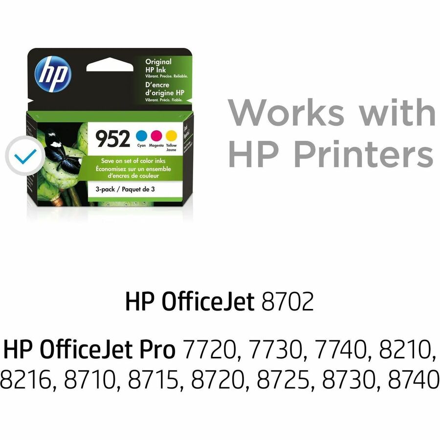 HP 952XL, (L0S61AN) High-Yield Cyan Original Ink Cartridge