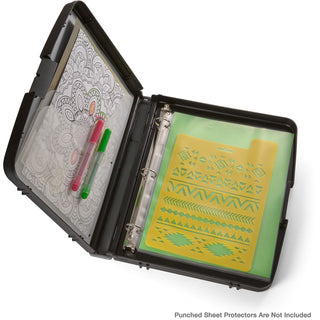 officemate-ringbinder-clipboard-storage-box-8-19-64--8-1-2-x-11-45-64--11-spring-clip-plastic-charcoal-1-each_oic83309 - 4