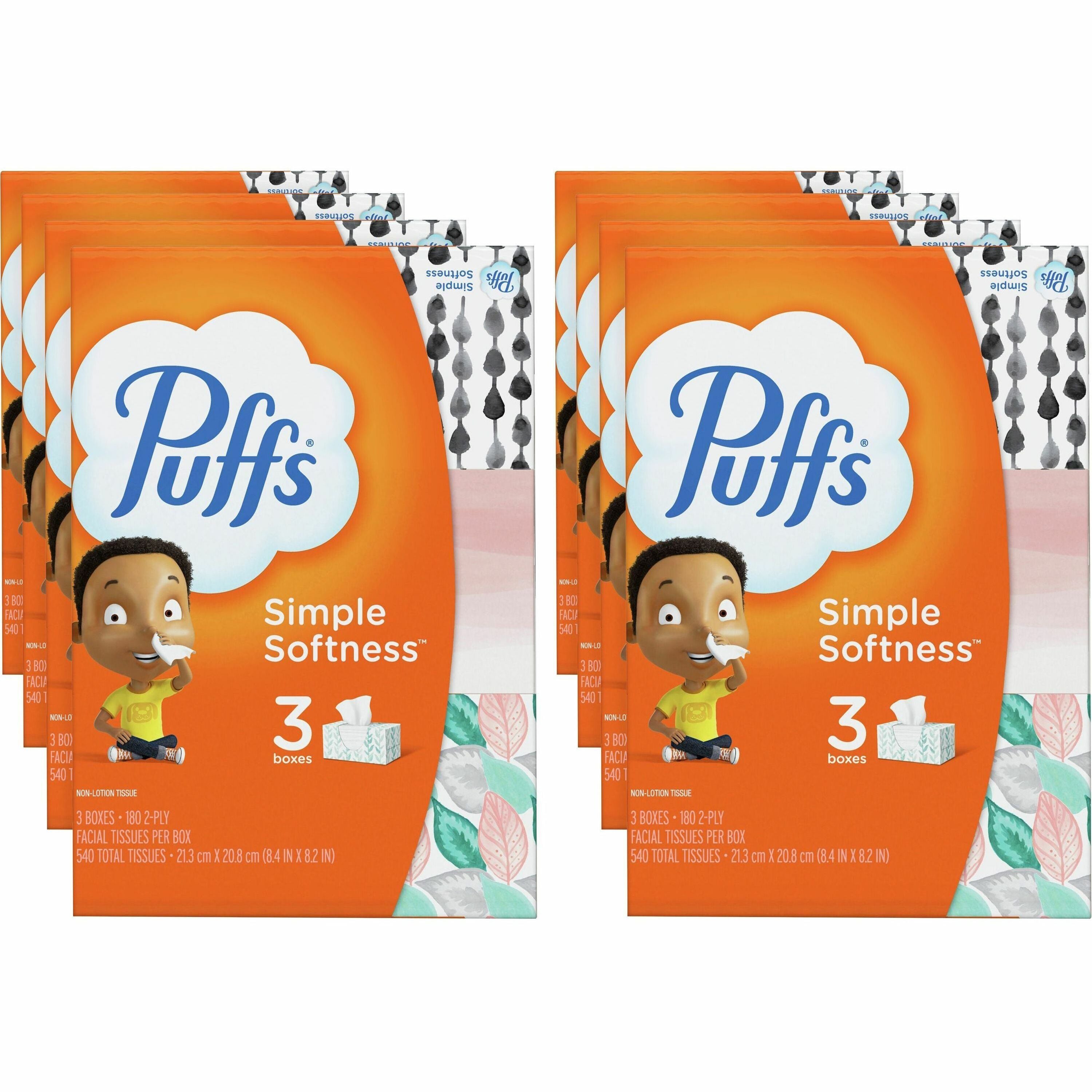 puffs-basic-facial-tissues-2-ply-assorted-durable-soft-for-face-180-per-box-24-carton_pgc87615ct - 1