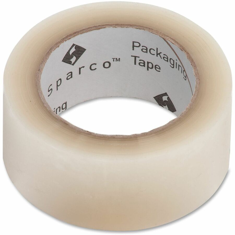 Sparco Transparent Hot-melt Tape - 110 yd Length x 2" Width - 1.9 mil Thickness - 3" Core - 1.60 mil - 36 / Carton - Clear