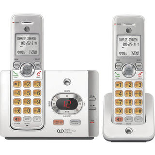 at&t-el52215-dect-60-cordless-phone-silver-black-cordless-1-x-phone-line-2-x-handset-speakerphone-answering-machine_attel52215 - 1