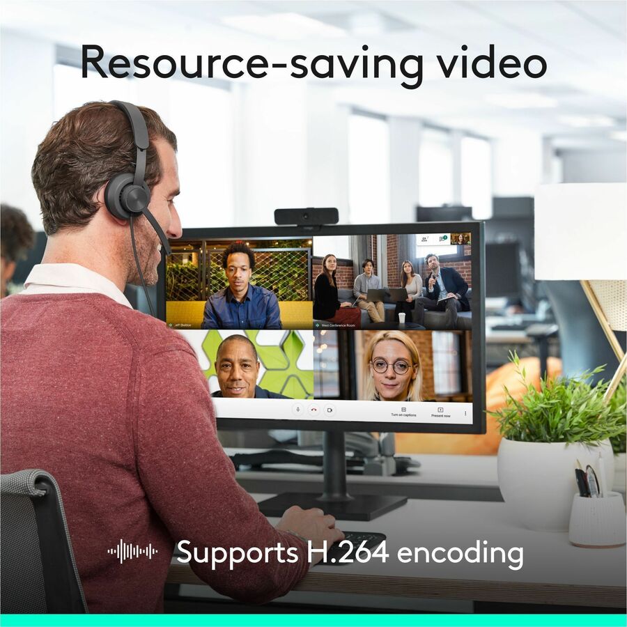 C925e Webcam, 1920 pixels x 1080 pixels, 2 Mpixels, Black