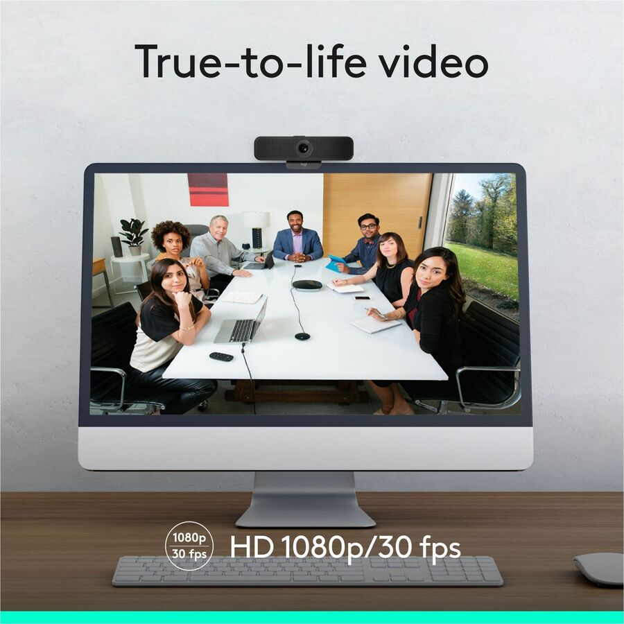 C925e Webcam, 1920 pixels x 1080 pixels, 2 Mpixels, Black