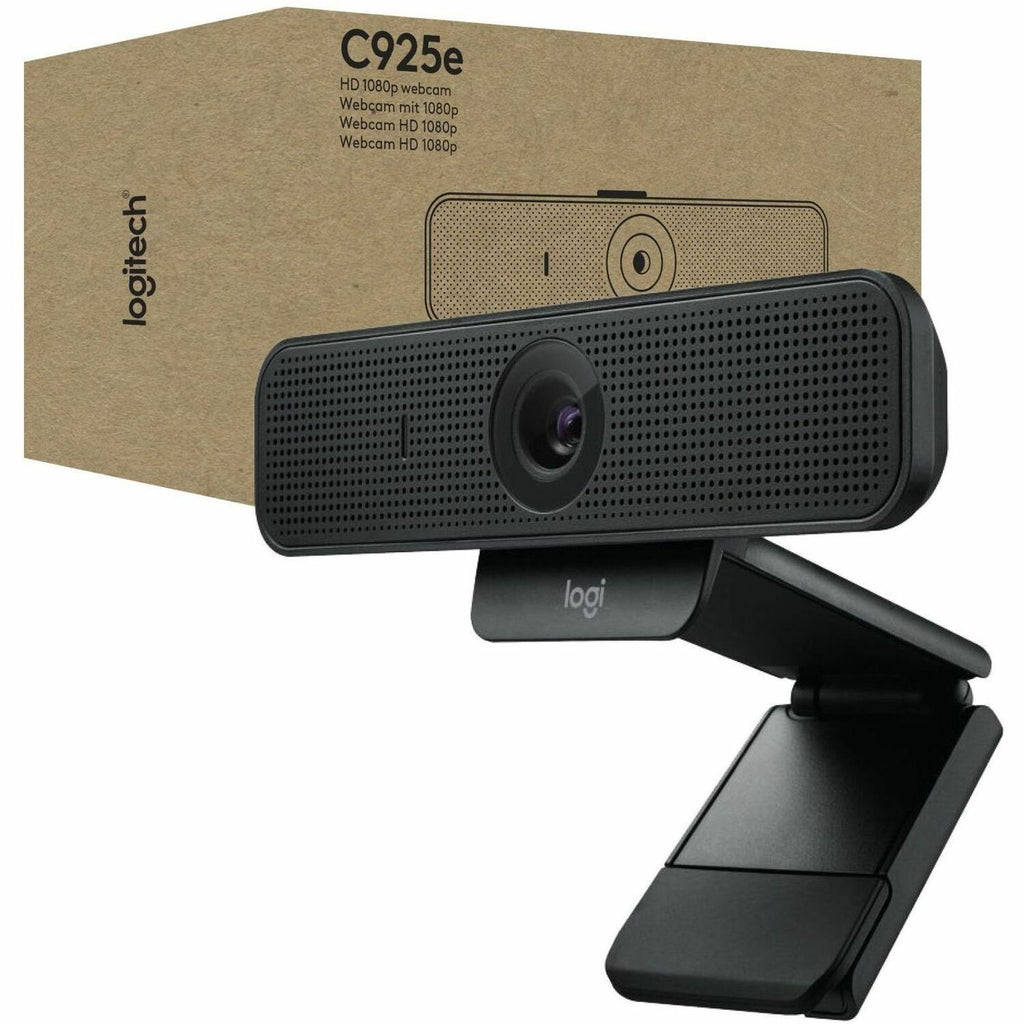 C925e Webcam, 1920 pixels x 1080 pixels, 2 Mpixels, Black