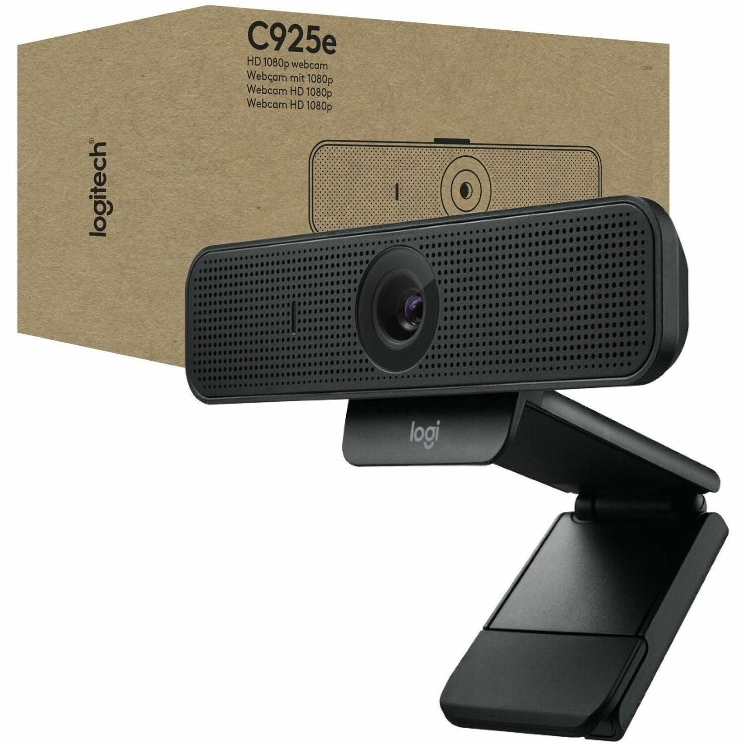 C925e Webcam, 1920 pixels x 1080 pixels, 2 Mpixels, Black