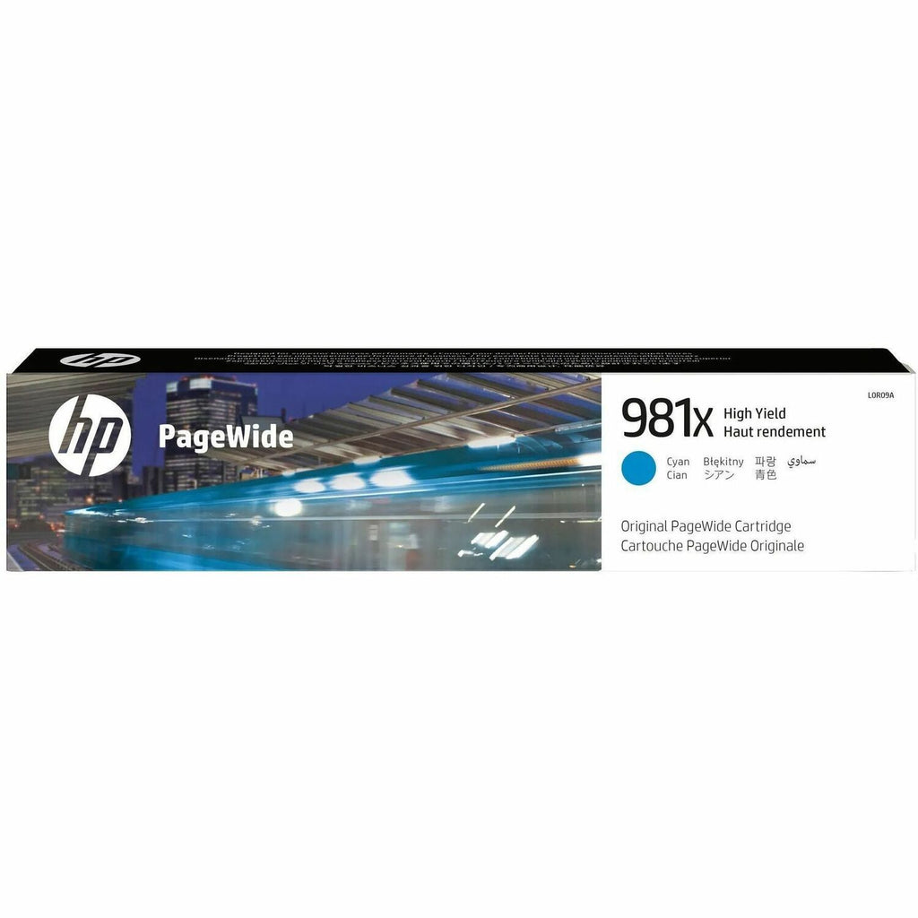 HP 981X, (L0R09A) High-Yield Cyan Original PageWide Cartridge