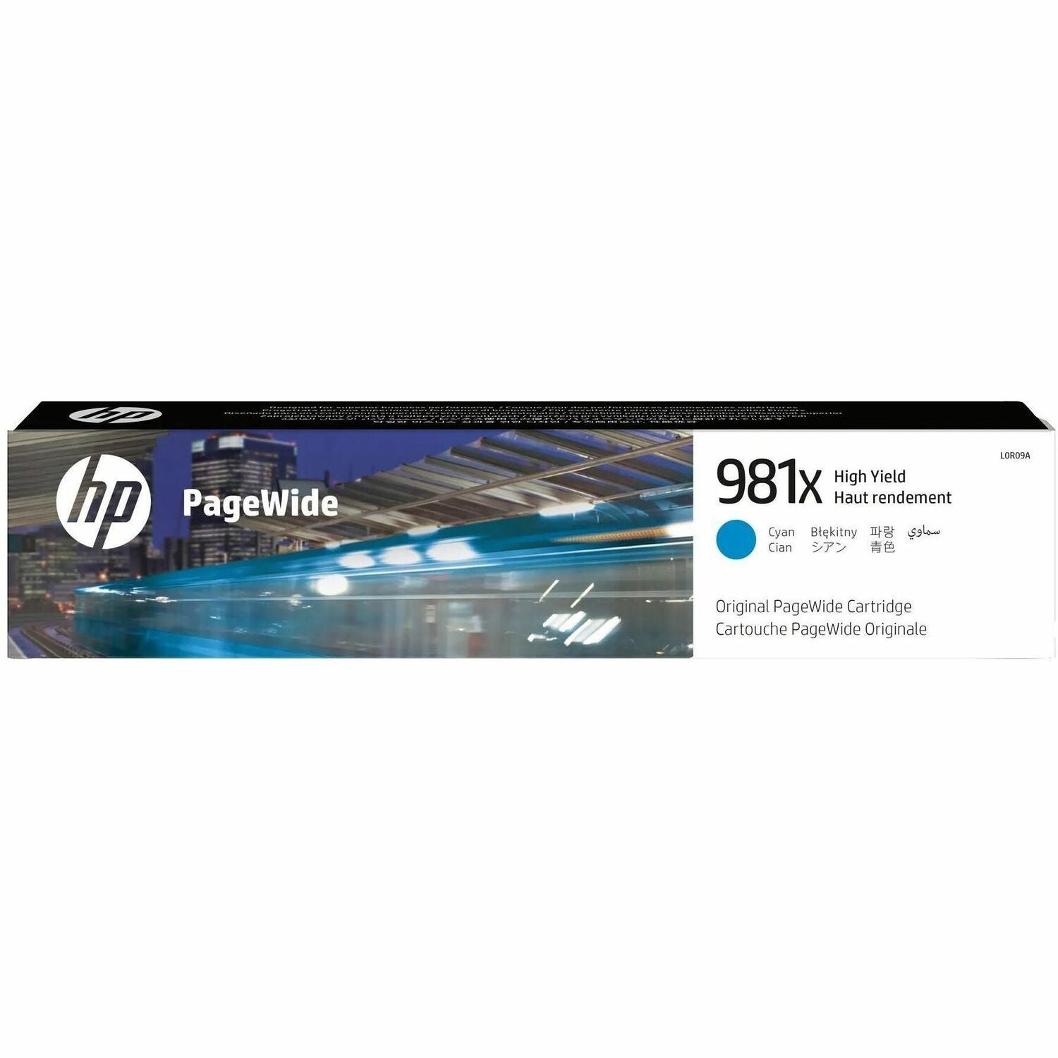 HP 981X, (L0R09A) High-Yield Cyan Original PageWide Cartridge