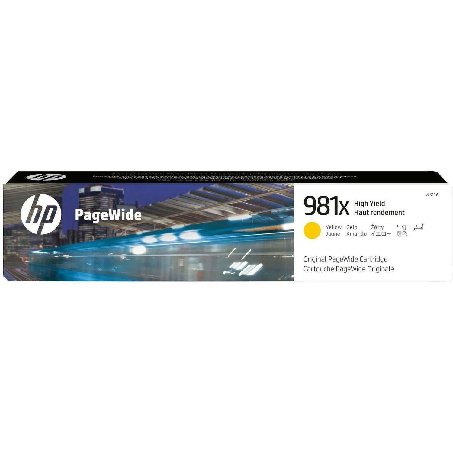HP 981X, (L0R11A) High-Yield Yellow Original PageWide Cartridge