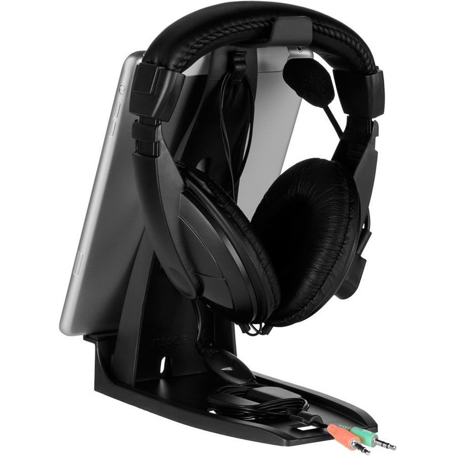 allsop-headset-hangout-universal-headphone-stand-&-tablet-holder-31661-allsop-headset-hangout-universal-headphone-stand-&-tablet-holder-95-x-35-x-8-x-1-each-black_asp31661 - 4