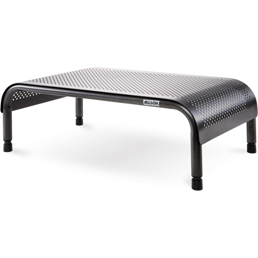 Allsop Metal Art Ergo 3 Adjustable Height Monitor Stand 15-Inch Wide Platform - (31630) - 35 lb Load Capacity - 8" Height x 18" Width x 10" Depth - Metal - 1