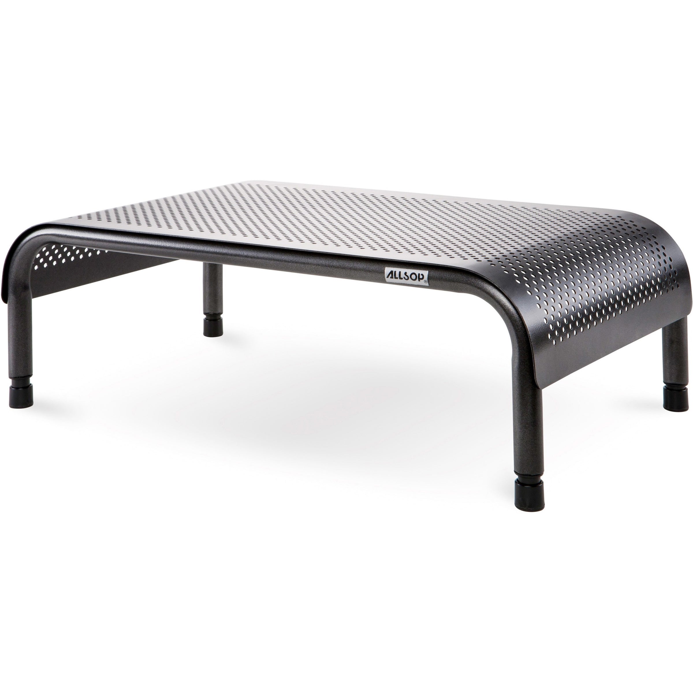 Allsop Metal Art Ergo 3 Adjustable Height Monitor Stand 15-Inch Wide Platform - (31630) - 35 lb Load Capacity - 8" Height x 18" Width x 10" Depth - Metal - 1