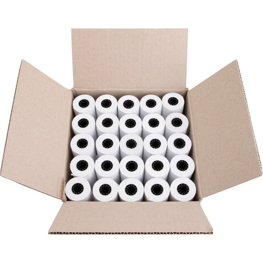 Business Source Portable Printer Thermal Rolls - 2 1/4" x 55 ft - 50 / Carton - BPA Free - White