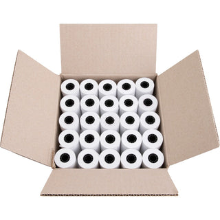Business Source Portable Printer Thermal Rolls - 2 1/4" x 55 ft - 50 / Carton - BPA Free - White