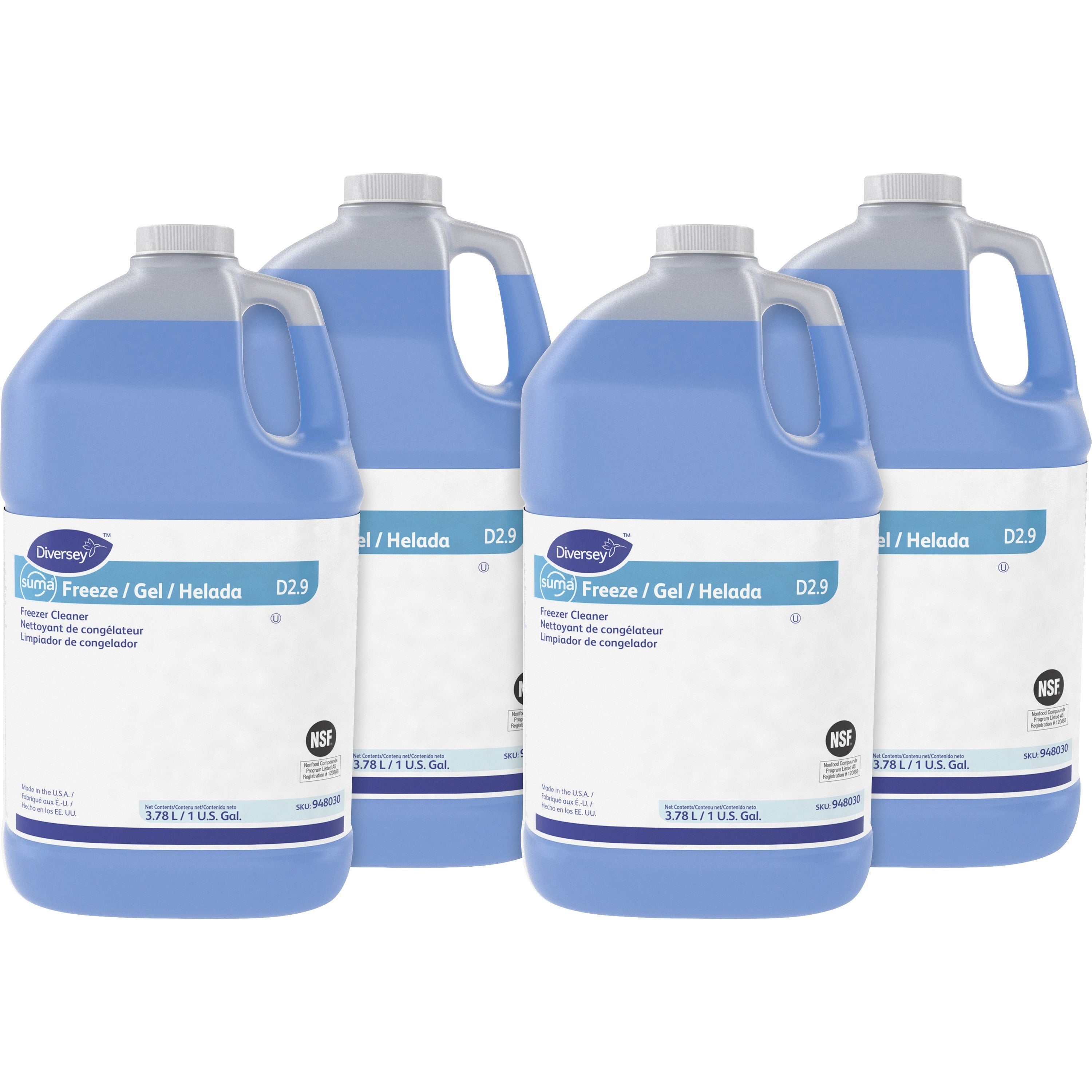 diversey-suma-freeze-d29-freezer-cleaner-ready-to-use-128-fl-oz-4-quart-4-carton-phosphate-free-residue-free-fragrance-free-blue_dvo948030ct - 1