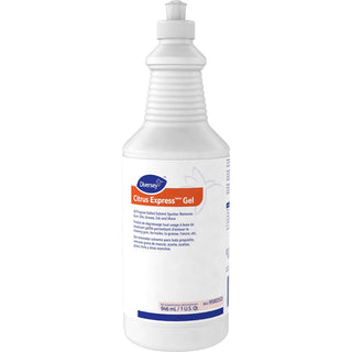 Diversey Citrus Express Gel Solvent Spotter - 32 fl oz (1 quart) - Citrus Scent - 6 / Carton - Pleasant Scent - White