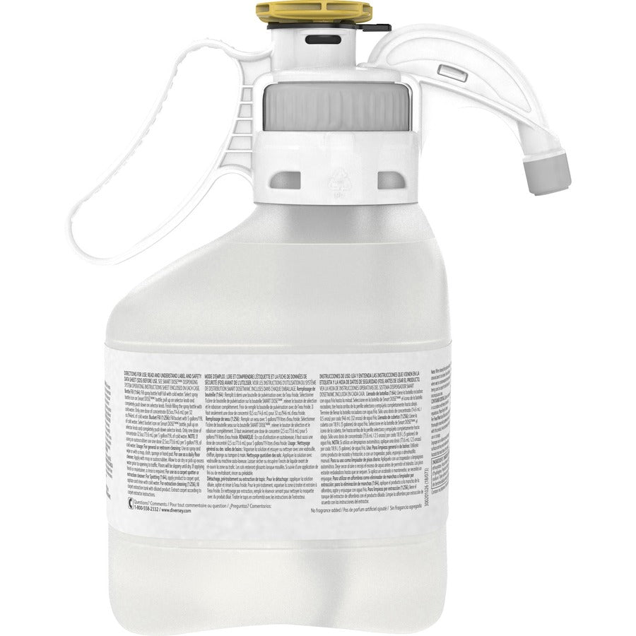 Diversey PERdiem General Purpose Cleaner - Concentrate - 47.3 fl oz (1.5 quart)Bottle - 2 / Carton - Dye-free, Odorless, Fragrance-free, Rinse-free, Recyclable, Environmentally Friendly - Clear