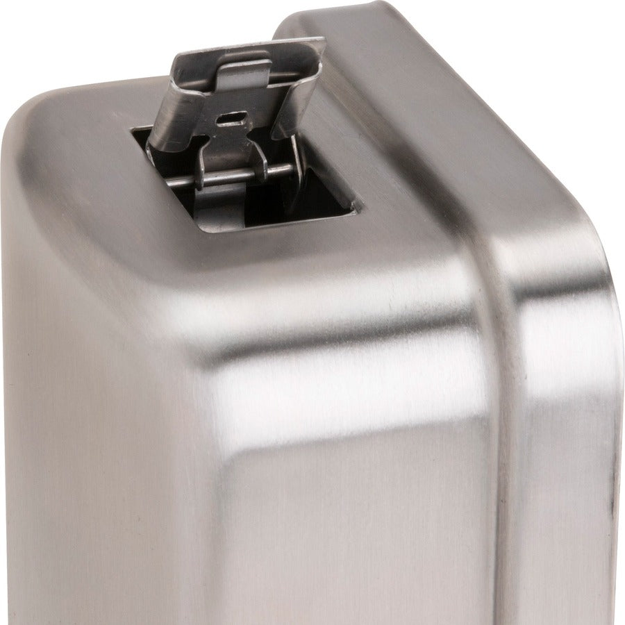 Genuine Joe Liquid/Lotion Soap Dispenser - Manual - 31.50 fl oz Capacity - Corrosion Resistant, Wall Mountable, Rust Proof - Stainless Steel - 24 / Carton