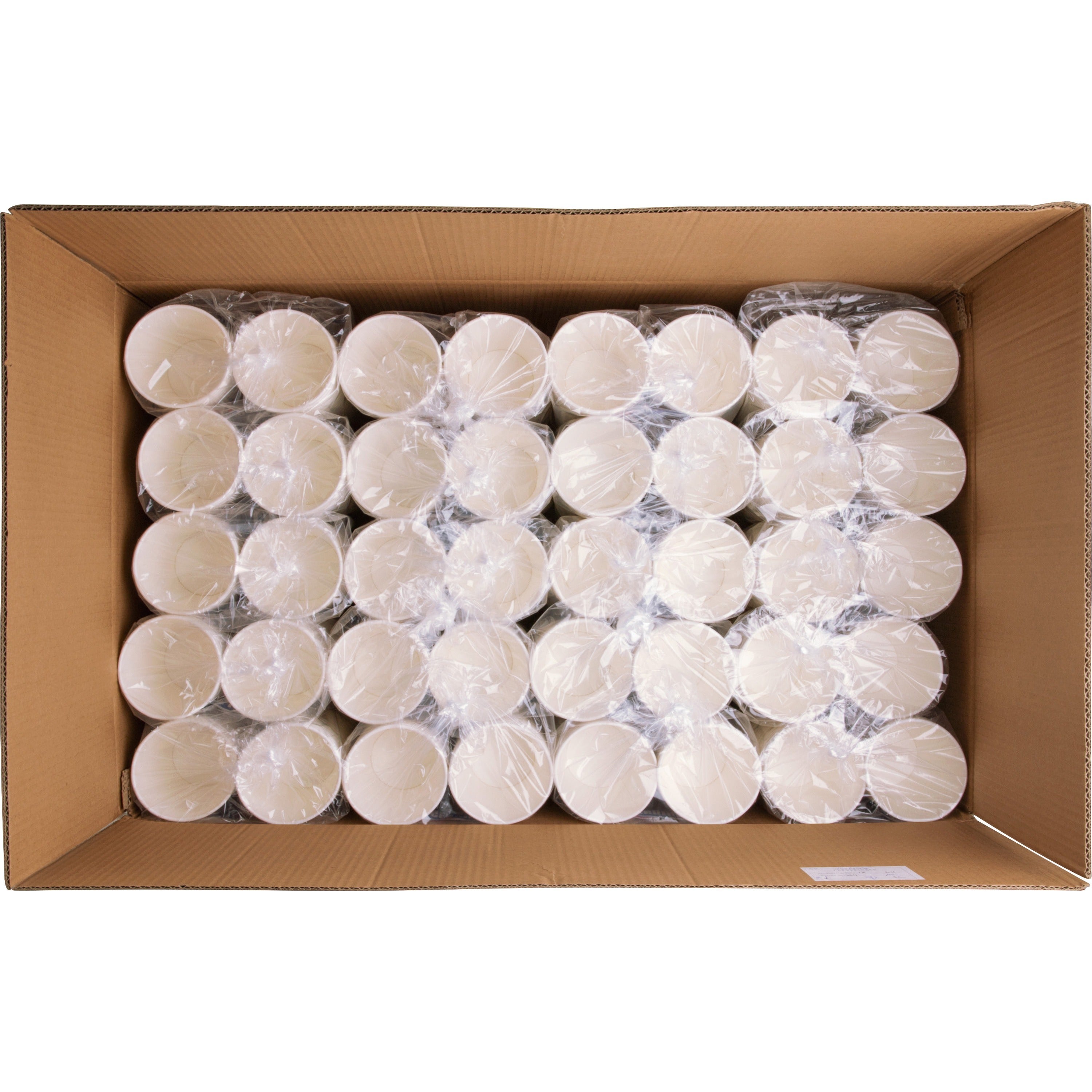 genuine-joe-10-oz-eco-friendly-paper-cups-50-pack-20-carton-white-paper-coffee-tea-hot-chocolate_gjo10214ct - 3