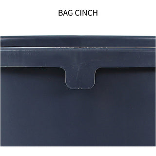 Genuine Joe 44-gallon Heavy-duty Trash Container - 44 gal Capacity - Heavy Duty, Handle - 24" Height x 31.5" Width x 24" Depth - Gray - 4 / Carton